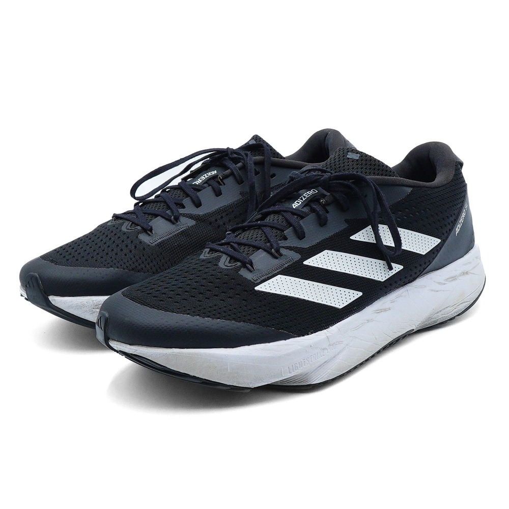 ADIDAS Men's US 12 Black White Adizero SL Lightstrike Running Athletic Sneakers